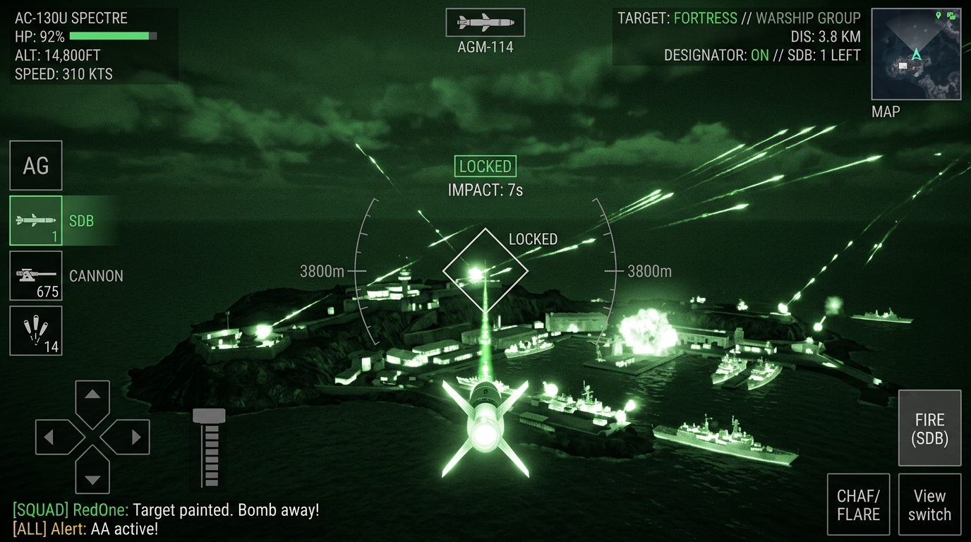Night Stealth Strike in Operation Black Sky